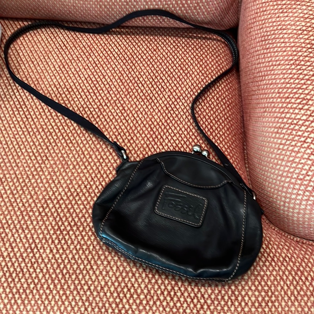 Fossil leather purse